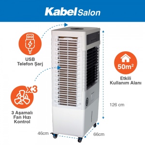 Kabel Salon Portatif Sulu Klima